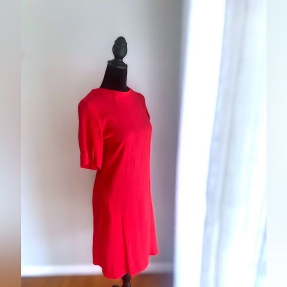 Red mini Swing Babydoll dress & OTHER STORIES size  4 - Picture 2 of 16